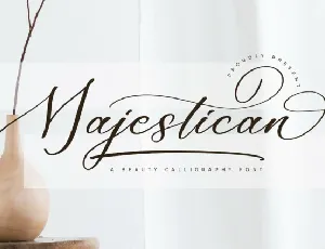 Majestican font