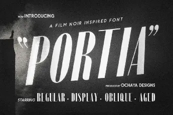 Portia font