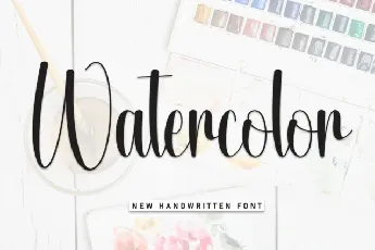 Watercolor Script font