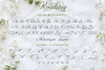 Roadstay font