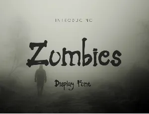 Zombies font