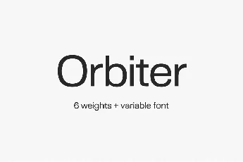 Orbiter Family font