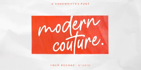 Modern Couture font