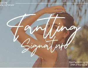 Fantting Signature font