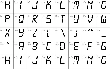 Digital-7 font