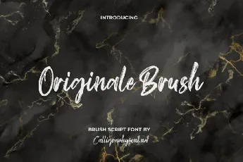 Originale Brush font