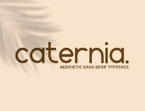 Caternia font