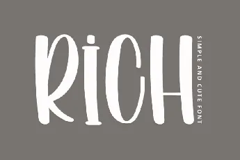 Rich font