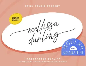 Mellissa Darling font