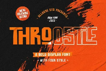 Throostle font