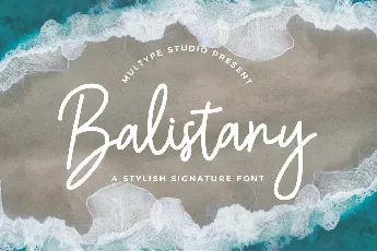 Balistany font