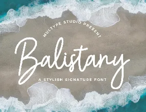 Balistany font