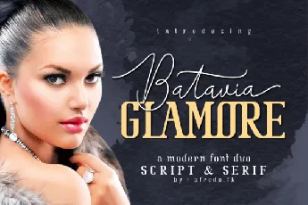 Batavia Glamore Duo font