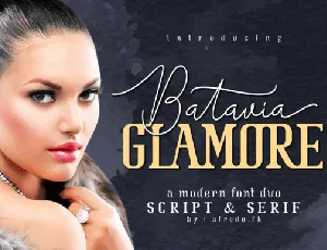 Batavia Glamore Duo font