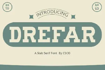 Drefar font