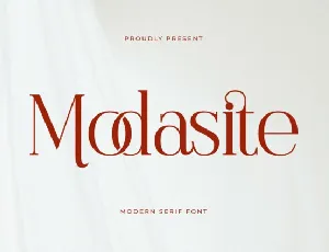 Modasite font