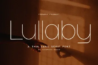 Lullaby font