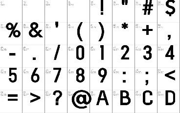 Peroxidase font