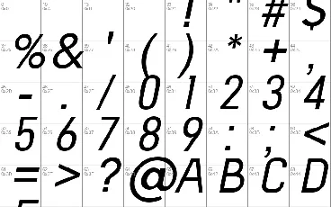 Peroxidase font