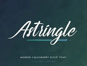 Astriangle Demo font