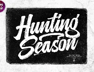 Hunting season font