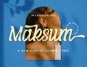 Maksum font