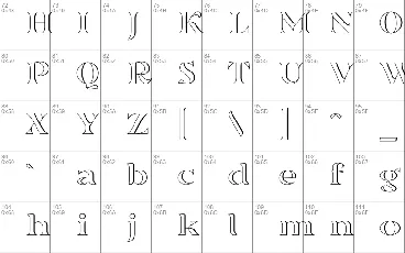 Sortefax font