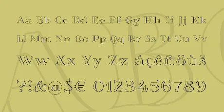 Sortefax font