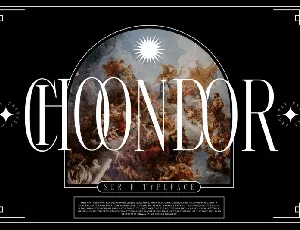 Choondor font