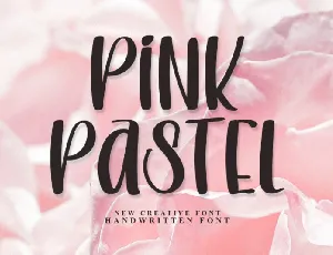 Pink Pastel font
