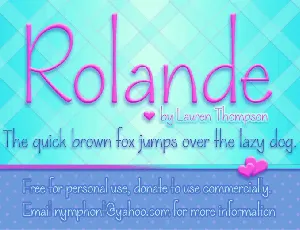 Rolande font