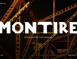 Montire font