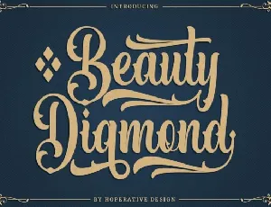 Beauty Diamond font