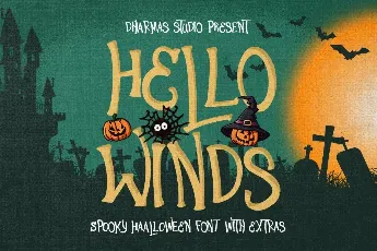 Hello Winds DEMO font