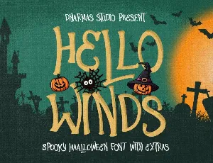 Hello Winds DEMO font