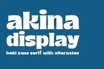 Akina font