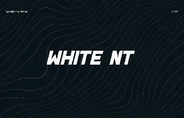 White NT font