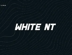 White NT font