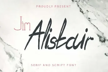 Jim Alistair Demo font