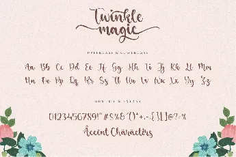 Twinkle Magic Demo Version font