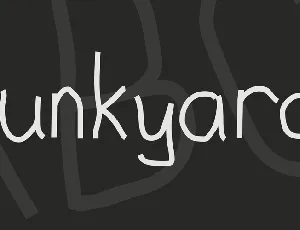 Junkyard font