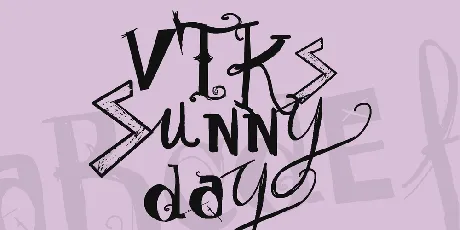 Vtks Sunny Day font