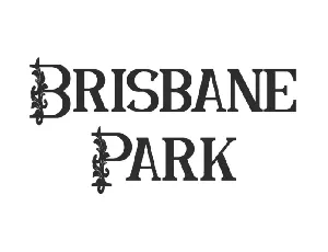 Brisbane Park font