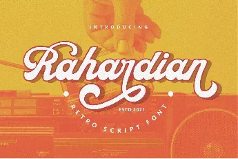 Rahardian font