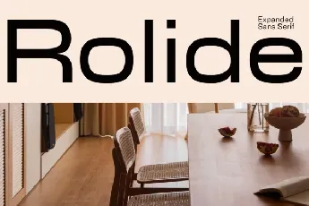 Rolide font