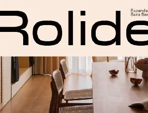 Rolide font