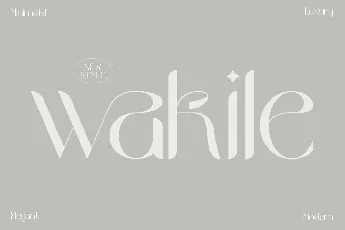 Wakile font