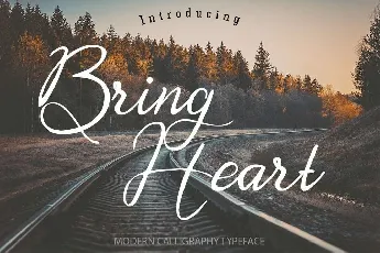 Bring Heart Script font