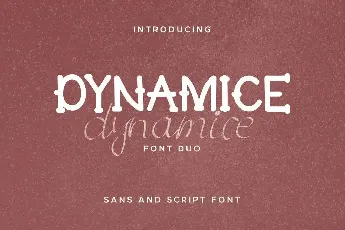 Dynamice Demo font