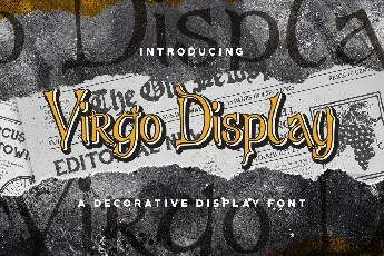 Virgo Display font